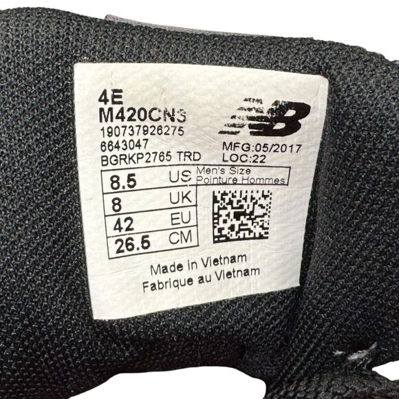 New Balance 420 V3 Shoes Sneakers Mens 8.5 4E Wide Gray Red Mesh Running Comfort - Picture 11 of 12